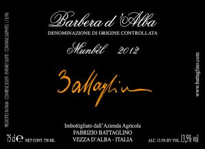 Barbera Munbel 2013 - Fabrizio Battaglino